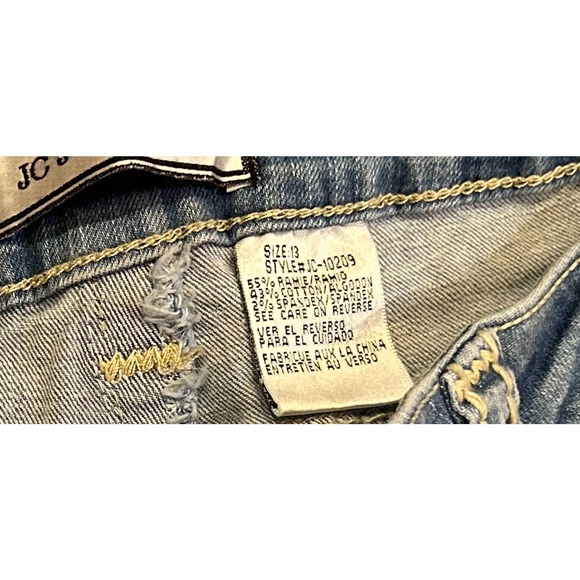 JC &JQ Distressed Straight Leg Jeans Size 13 NWT Y2K - Picture 10 of 11